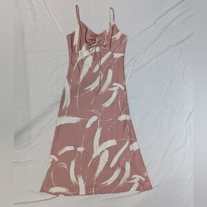 Blu Pepper Pink and White Women's Dress